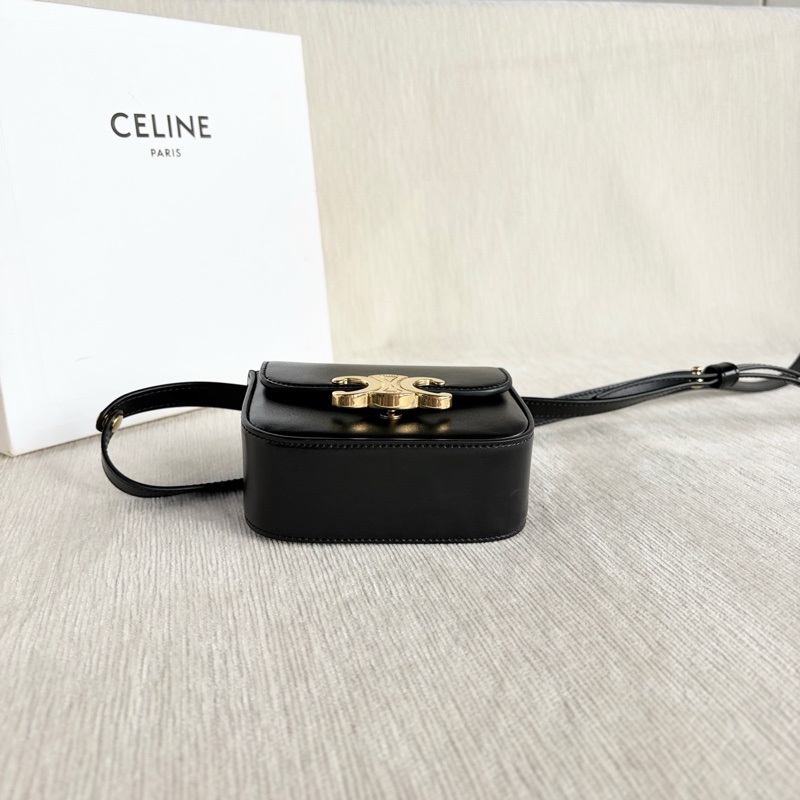 Celine 凱旋門黑金盒子包 Mini Box-4