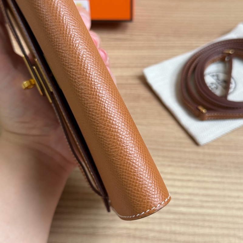 Hermes Kelly Togo Epsom金棕金扣-5
