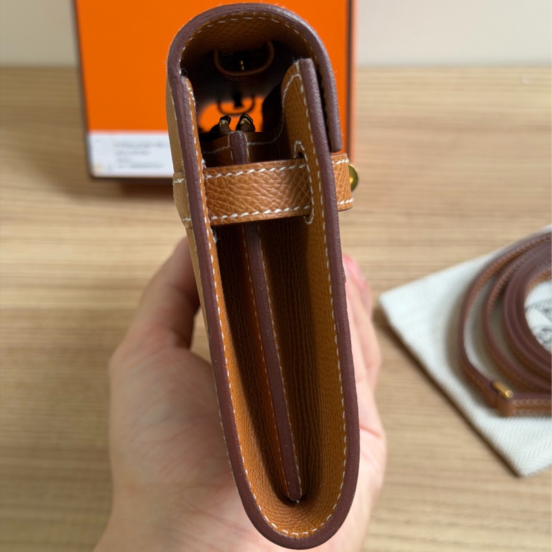 Hermes Kelly Togo Epsom金棕金扣-7