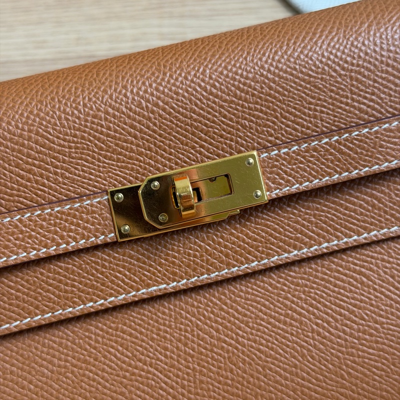 Hermes Kelly Togo Epsom金棕金扣-9