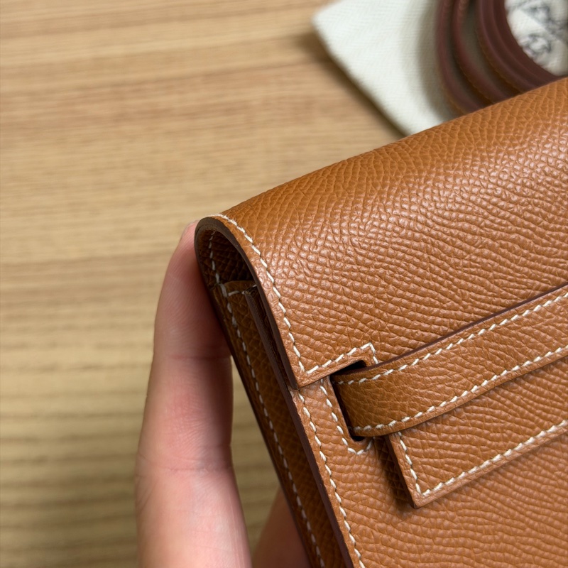 Hermes Kelly Togo Epsom金棕金扣-11