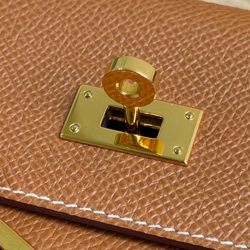 Hermes Kelly Togo Epsom金棕金扣-20