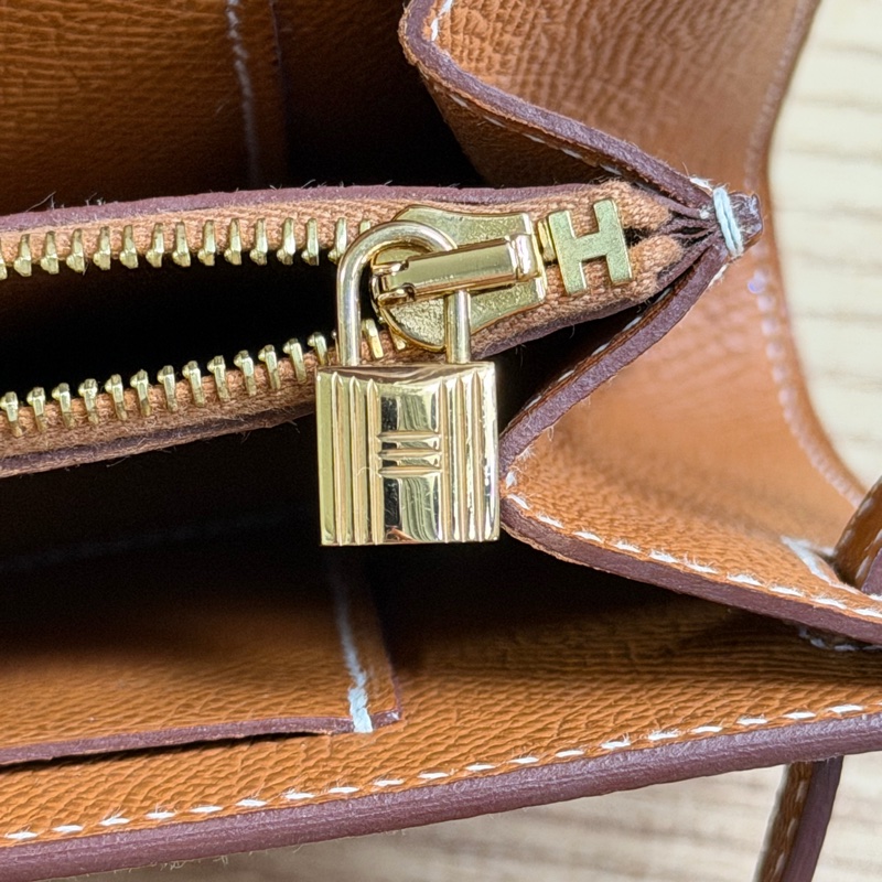 Hermes Kelly Togo Epsom金棕金扣-26