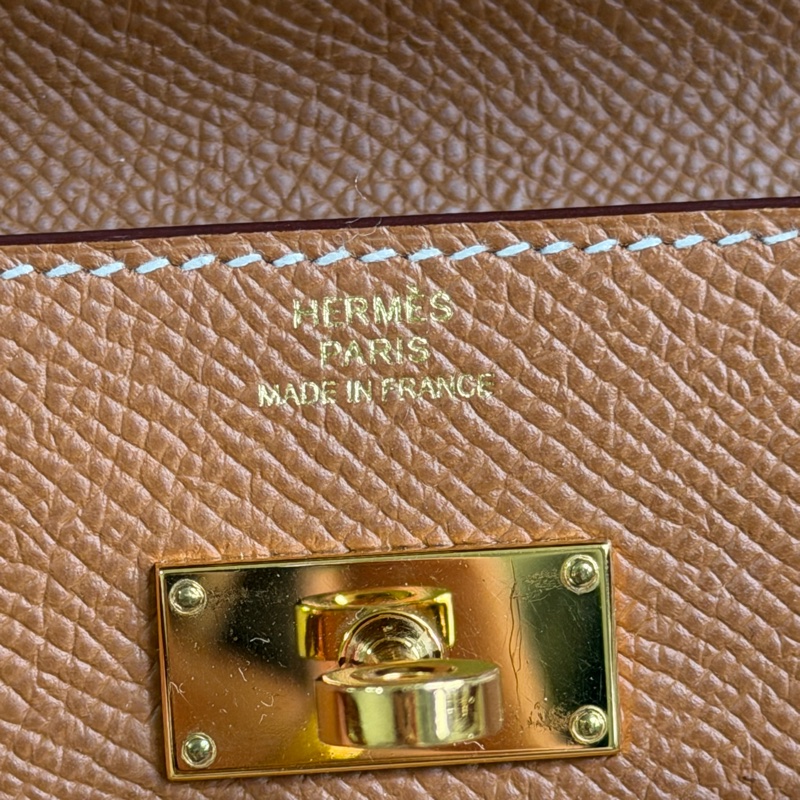 Hermes Kelly Togo Epsom金棕金扣-29