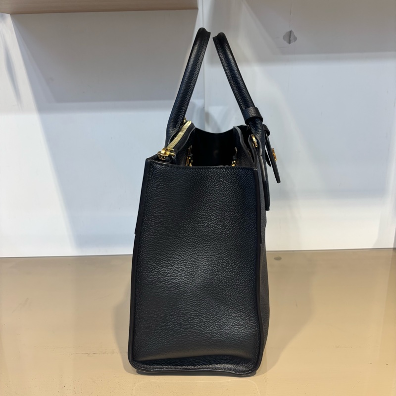 LV 黑牛皮City Steamer MM 手提包 M53015-3