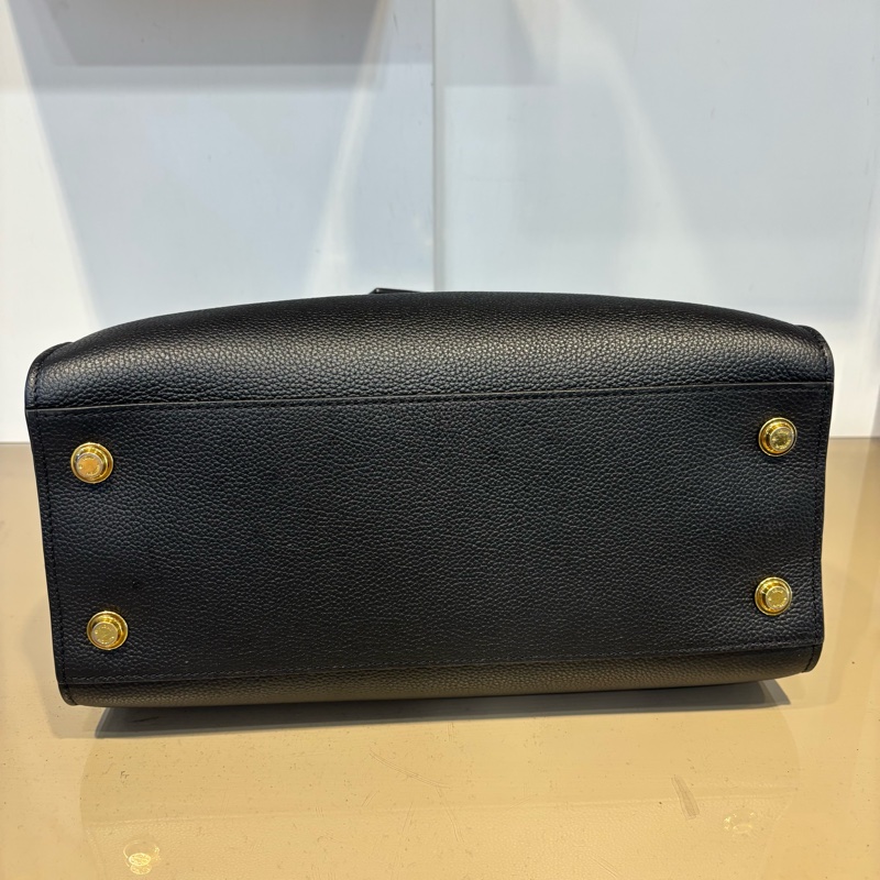 LV 黑牛皮City Steamer MM 手提包 M53015-4