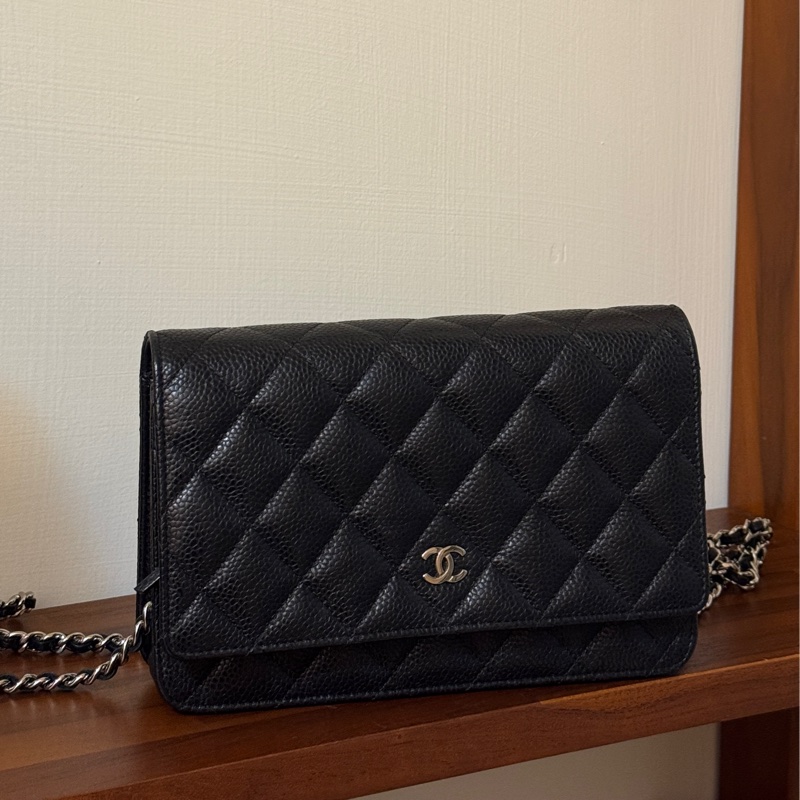 Chanel WOC銀鏈-0