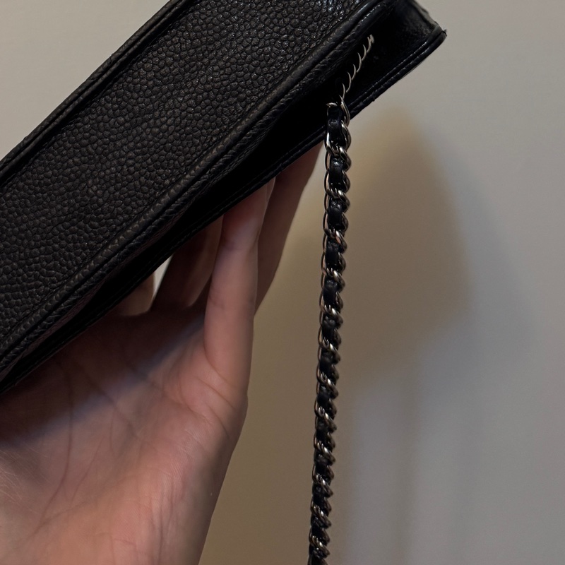 Chanel WOC銀鏈-11