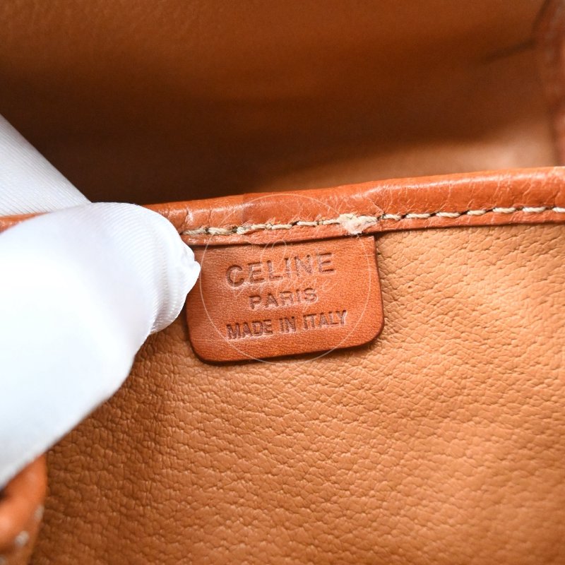 中古 思琳 賽琳 Celine Macadam老花圖案 經典菱格紋路 雙子 後背包-18