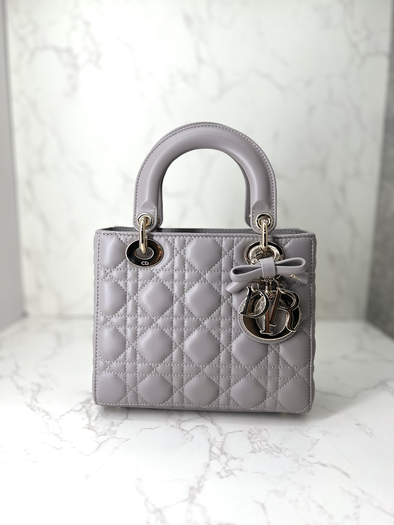香緹國際精品 Dior 新蝴蝶結款 LADY DIOR 四格 黛妃包 1012-0