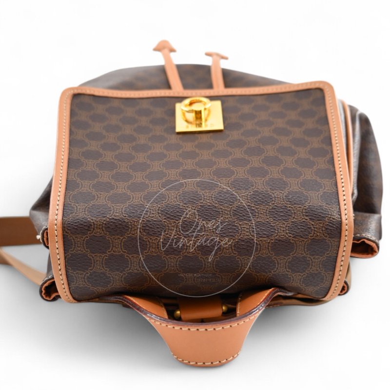 中古 Celine 古董經典 老花圖案 背包-5
