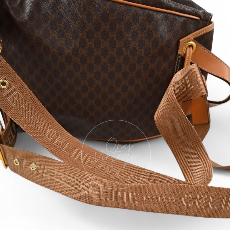 中古 Celine 古董經典 老花圖案 背包-15