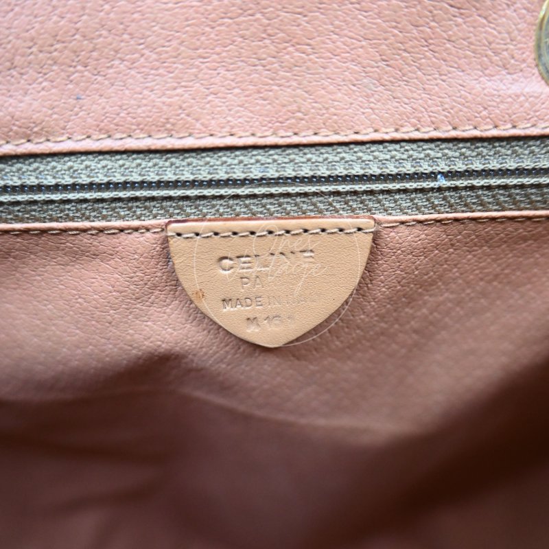 中古 Celine 古董經典 老花圖案 背包-22