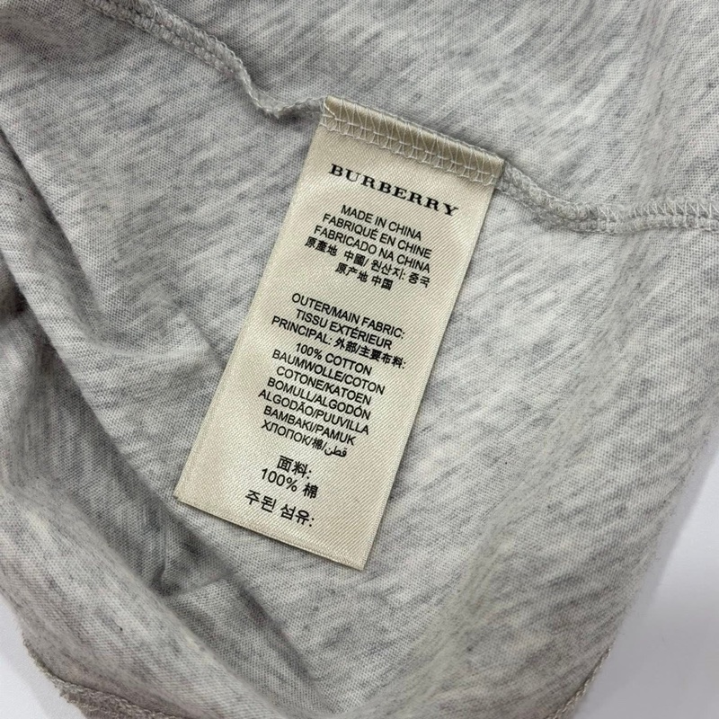 BURBERRY BRIT 基本不敗款V領戰馬短T-8