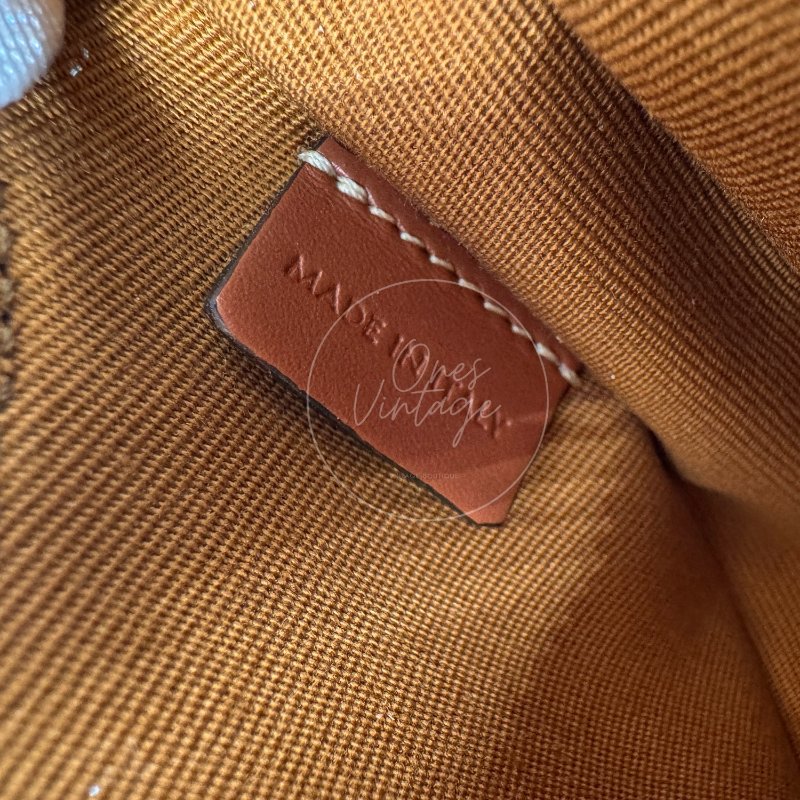 中古 Celine 賽琳 思琳 Mini 小型 AVA 凱旋門帆布與小牛皮 手袋-17