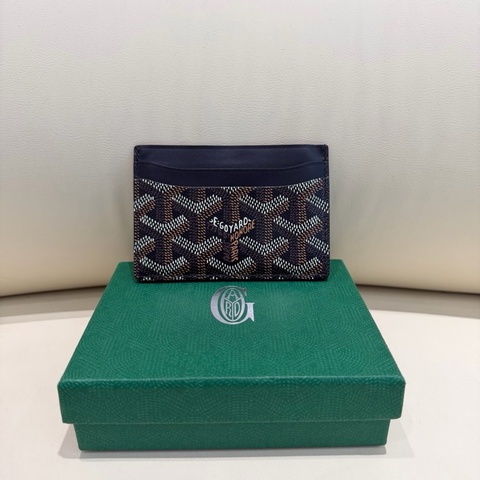 Goyard 戈雅 Saint Sulpice 卡夾 黑棕配色