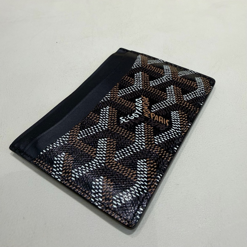 Goyard 戈雅 Saint Sulpice 卡夾 黑棕配色-2