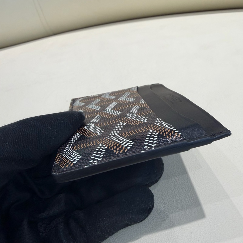 Goyard 戈雅 Saint Sulpice 卡夾 黑棕配色-3
