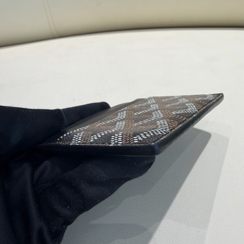 Goyard 戈雅 Saint Sulpice 卡夾 黑棕配色-4