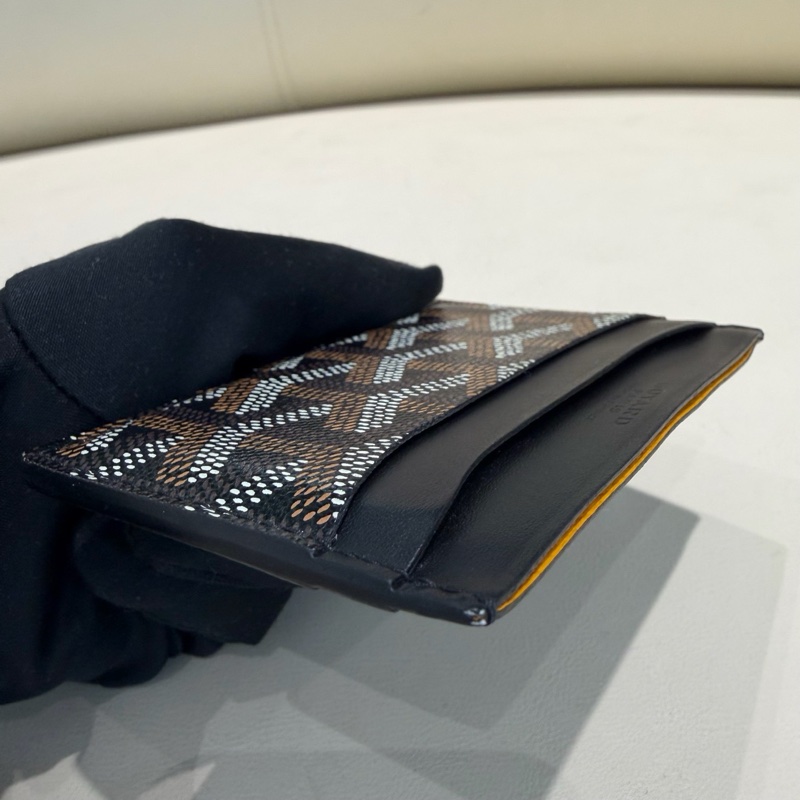 Goyard 戈雅 Saint Sulpice 卡夾 黑棕配色-6