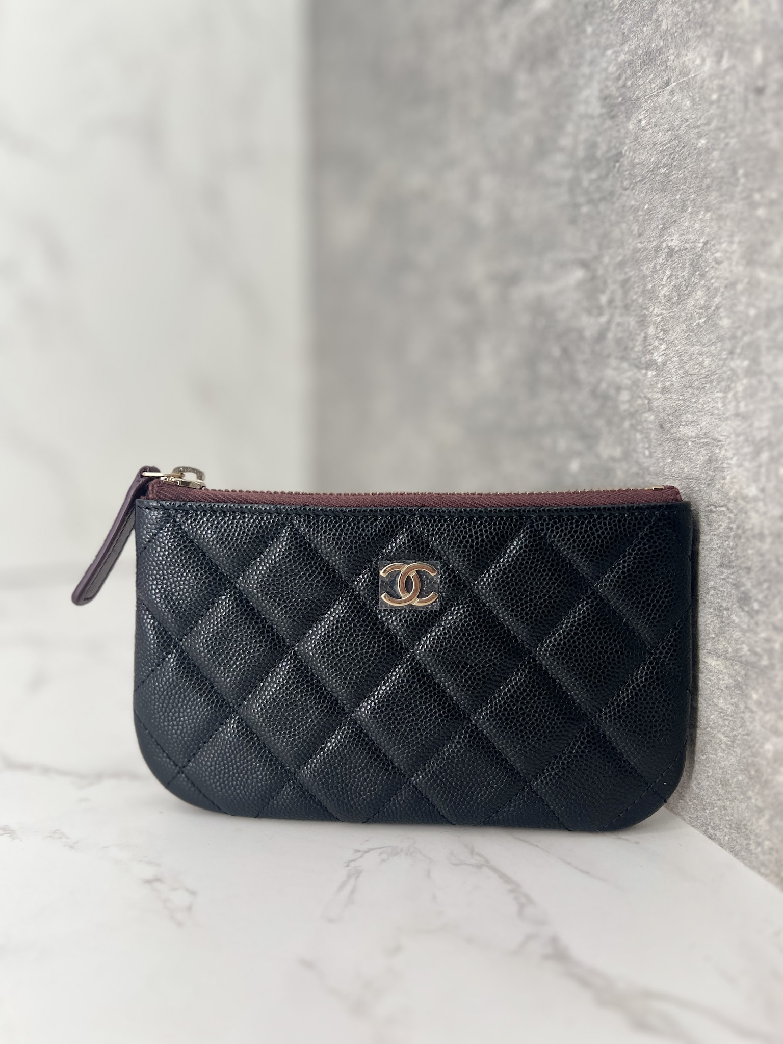 香緹國際精品 CHANEL 一字 拉鍊 錢包 1013-0