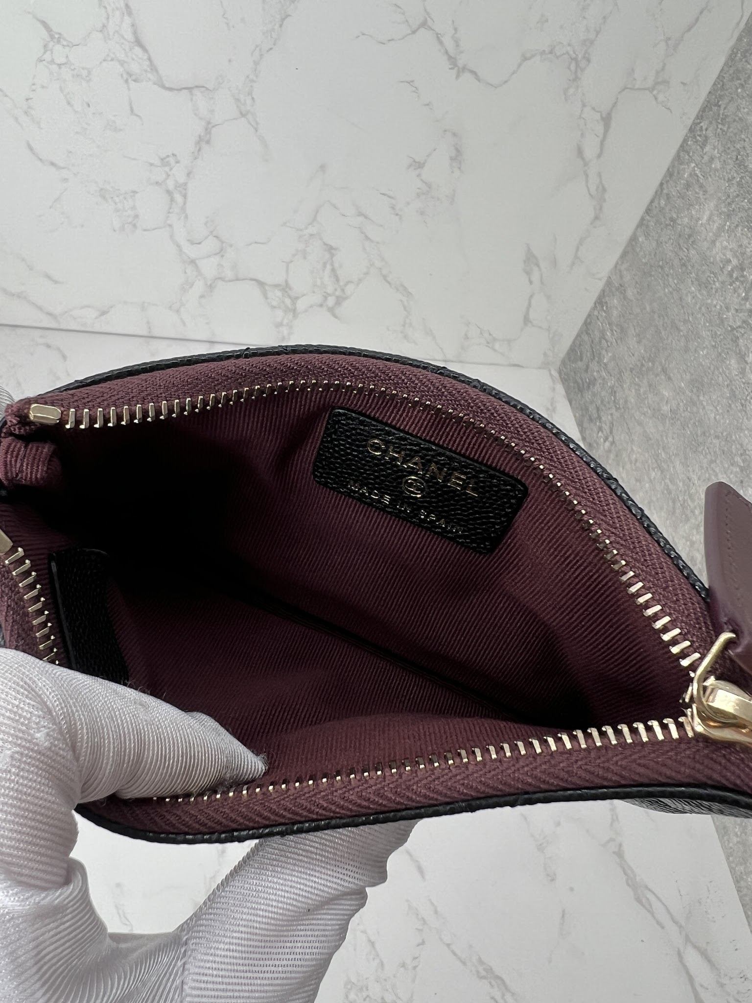 香緹國際精品 CHANEL 一字 拉鍊 錢包 1013-5