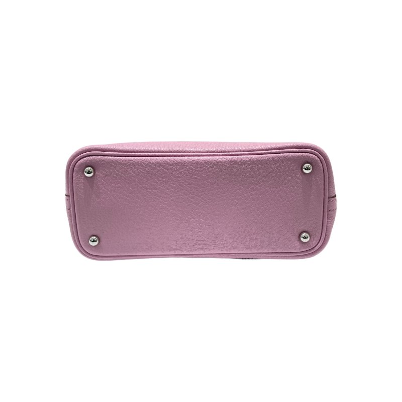 HERMES 愛馬仕 D刻 BOLIDE MINI 手提包 牛皮 錦葵紫 銀釦-5
