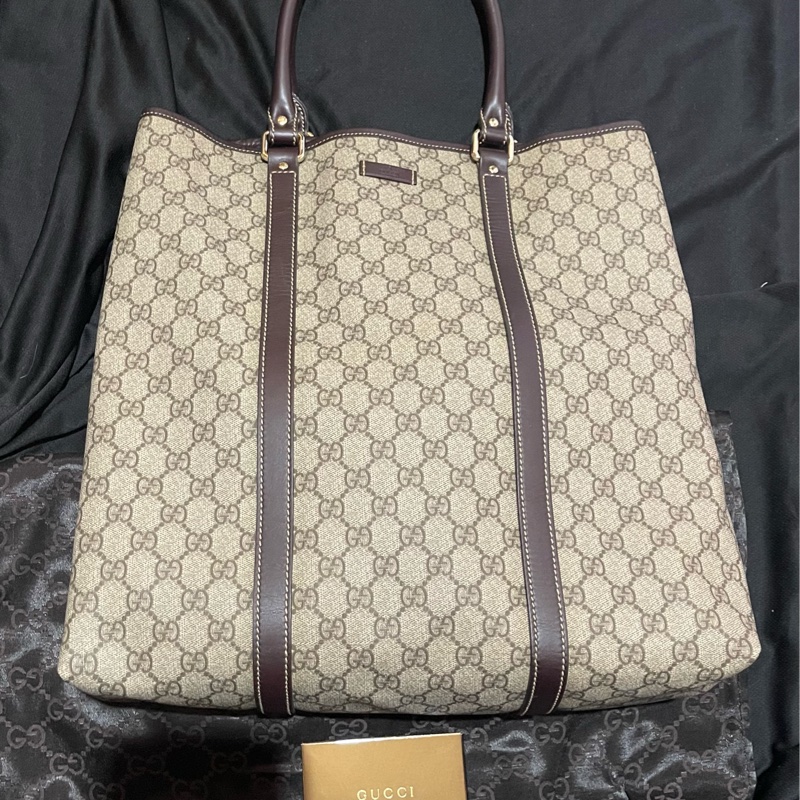 Gucci Tote經典老花大托特 手提包(38x11x38)-1