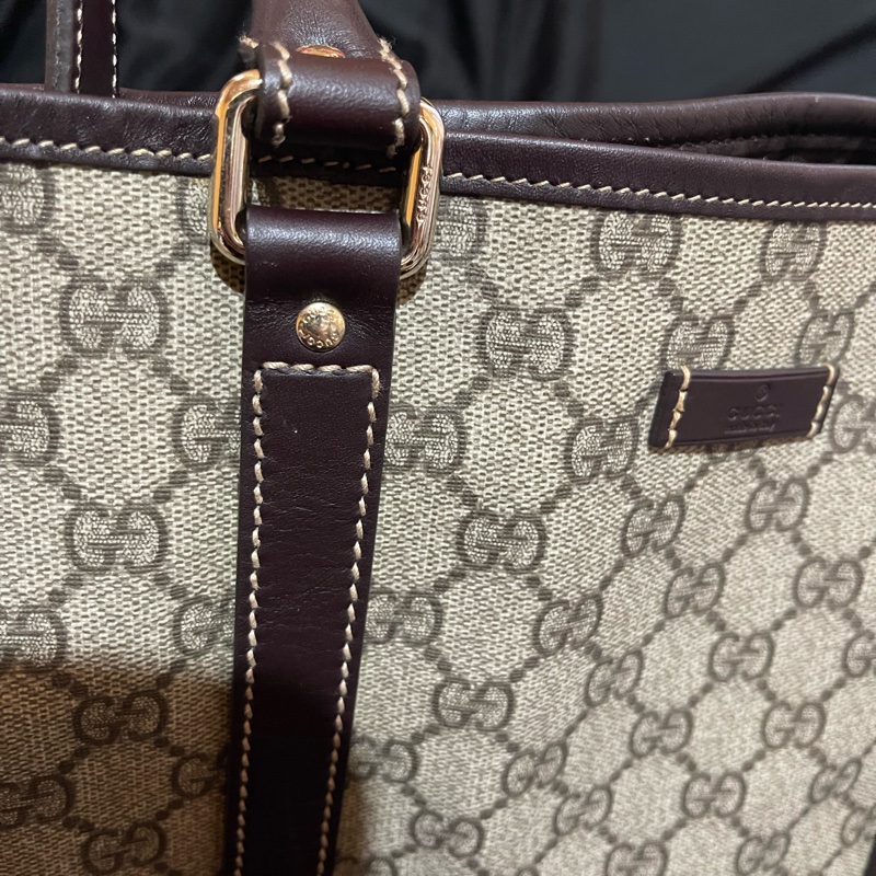 Gucci Tote經典老花大托特 手提包(38x11x38)-21