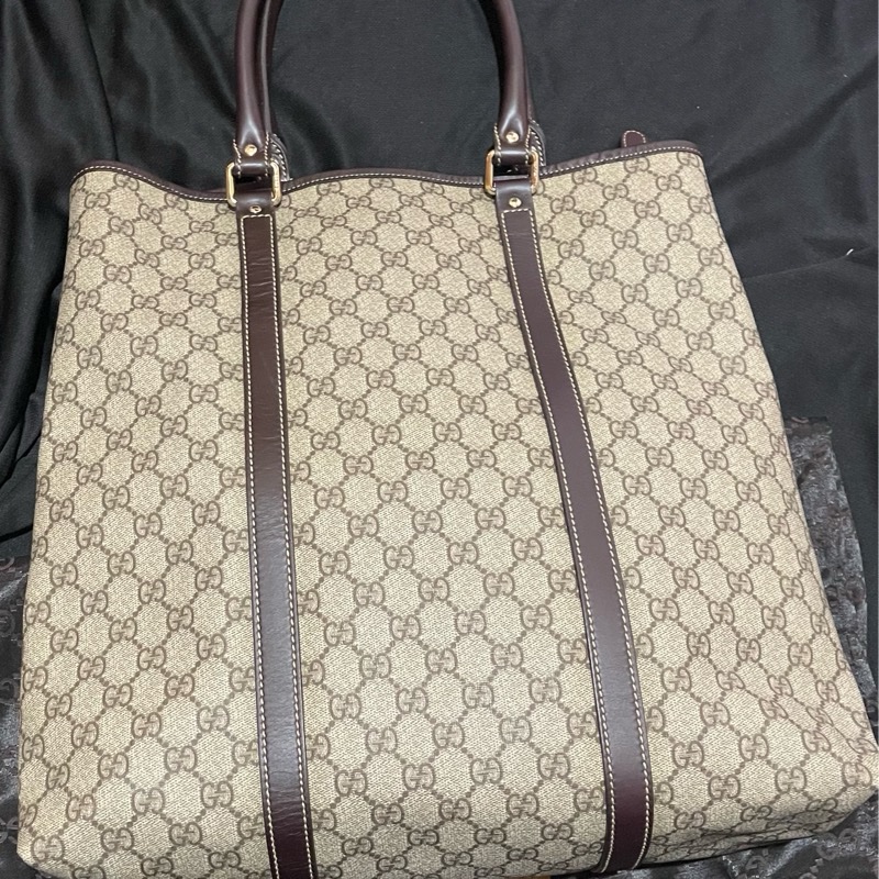 Gucci Tote經典老花大托特 手提包(38x11x38)-34