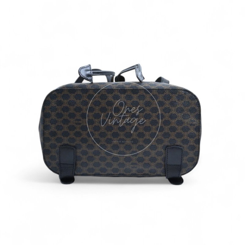 中古 Celine 賽琳 復古 雙肩包 背包-6