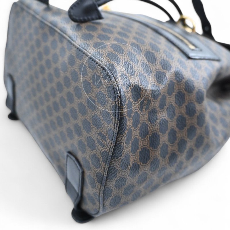 中古 Celine 賽琳 復古 雙肩包 背包-8