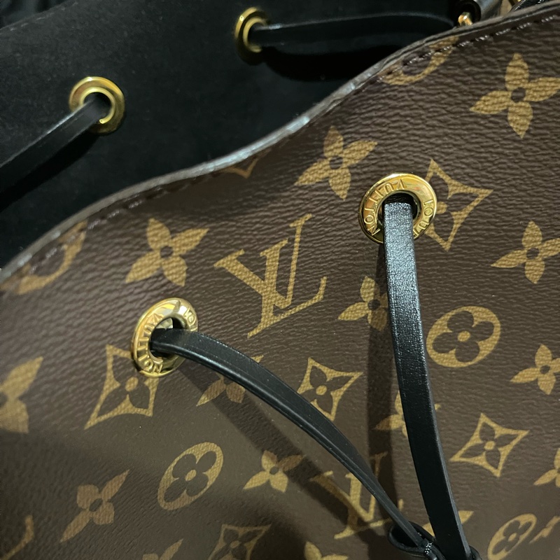 Louis Vuitton NeoNeo 金釦黑水桶包 肩背包 手提包-19