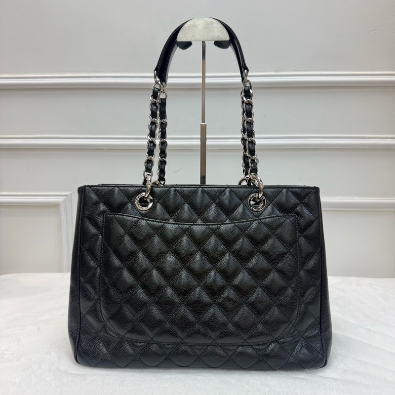 Chanel GST黑色銀扣「傳統保值款」-1