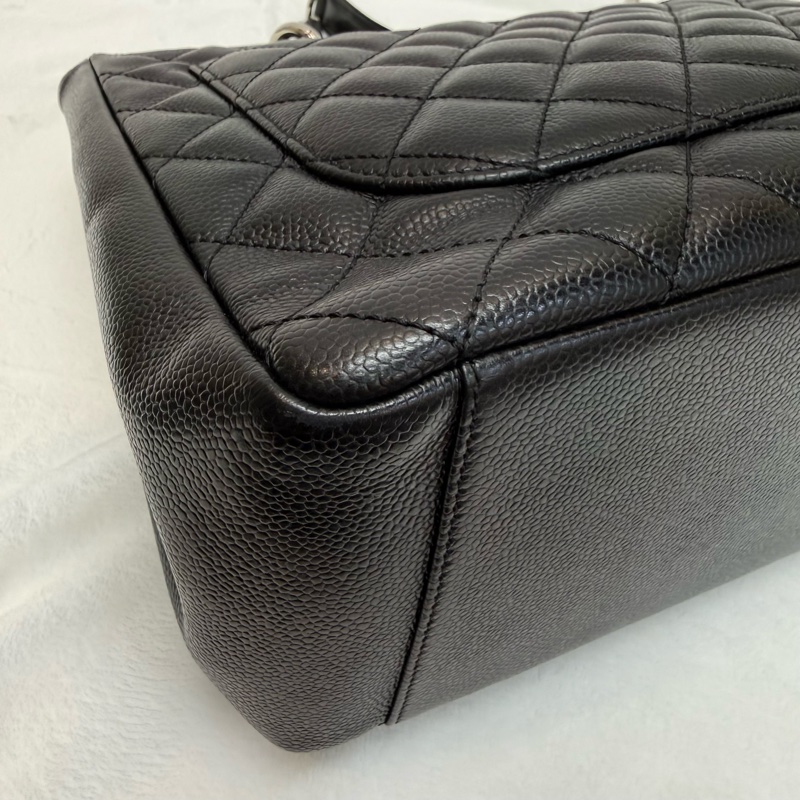 Chanel GST黑色銀扣「傳統保值款」-5