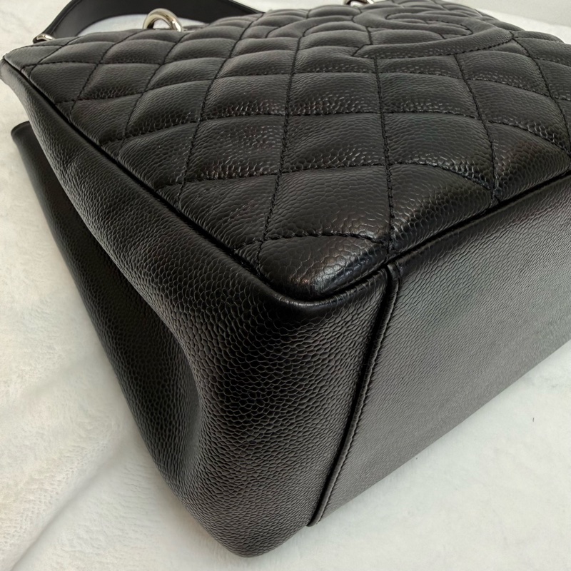 Chanel GST黑色銀扣「傳統保值款」-7