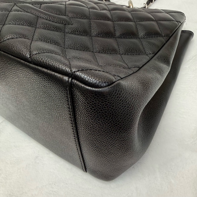 Chanel GST黑色銀扣「傳統保值款」-8