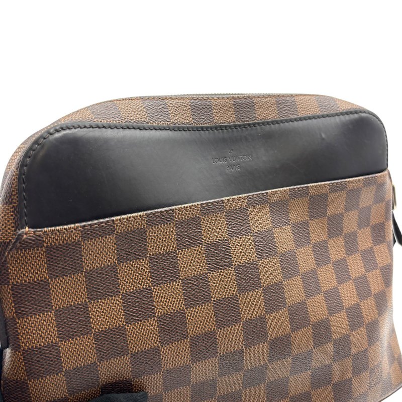 【美收精品】LOUIS VUITTON 老花棋盤格肩背包 C-513【隔月月中將轉賣至日本 上架期限30天】-7