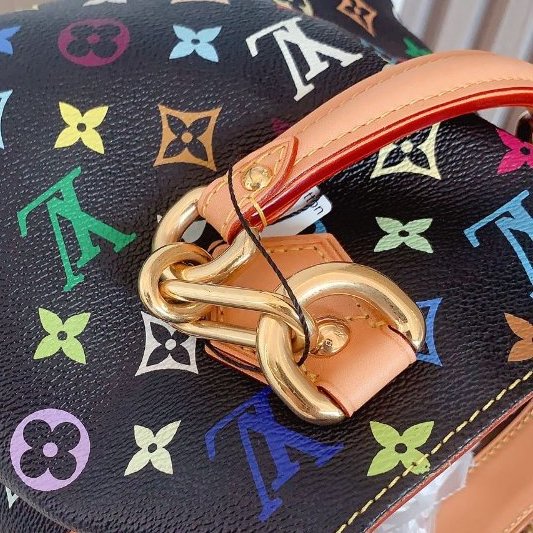 路易威登/Louis Vuitton 黑三彩 薇薇安-9