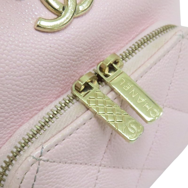 CHANEL 香奈兒 粉色 牛皮 水桶包 鍊帶 肩背包 【二手名牌BRAND OFF】-12
