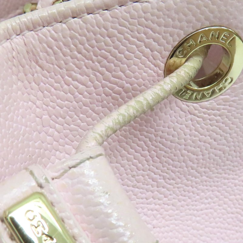 CHANEL 香奈兒 粉色 牛皮 水桶包 鍊帶 肩背包 【二手名牌BRAND OFF】-14