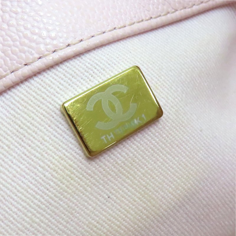 CHANEL 香奈兒 粉色 牛皮 水桶包 鍊帶 肩背包 【二手名牌BRAND OFF】-21