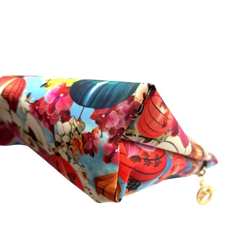 【美收精品】Longchamp 手提麻繩花色手拿包 C-527【隔月月中將轉賣至日本 上架期限30天】-6