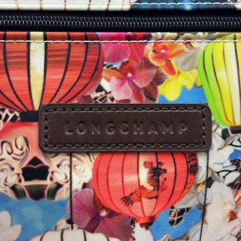 【美收精品】Longchamp 手提麻繩花色手拿包 C-527【隔月月中將轉賣至日本 上架期限30天】-10