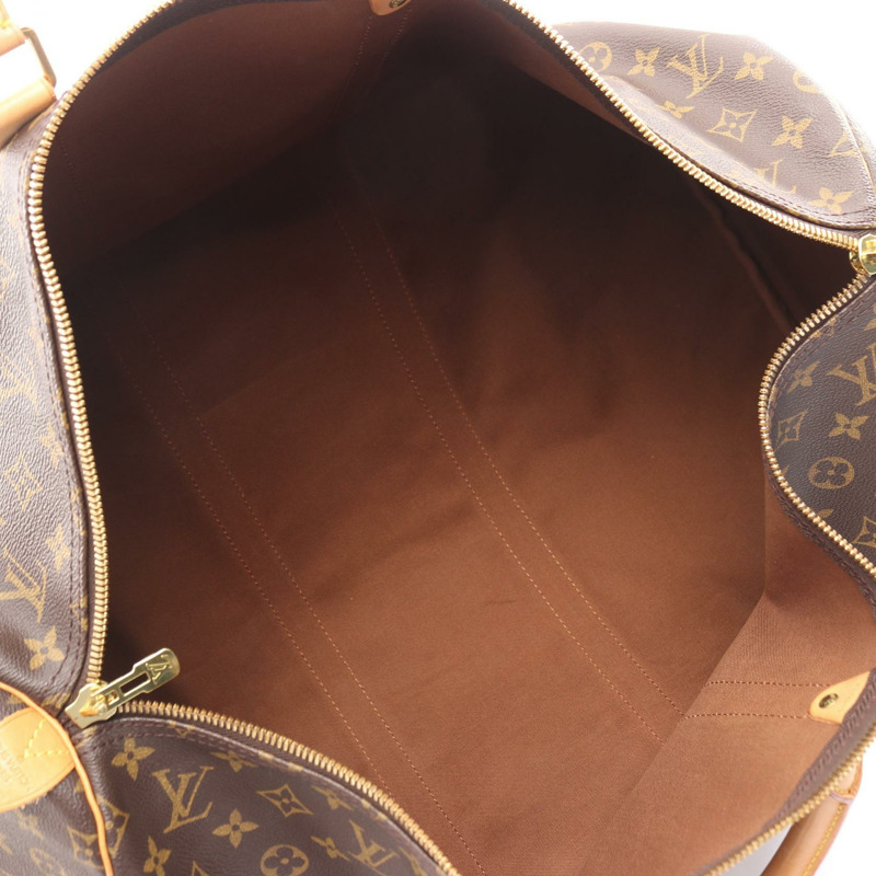 路易威登 Keepall Bandouriere 55 手提包 M41414 Monogram 棕色皮革 二手-2
