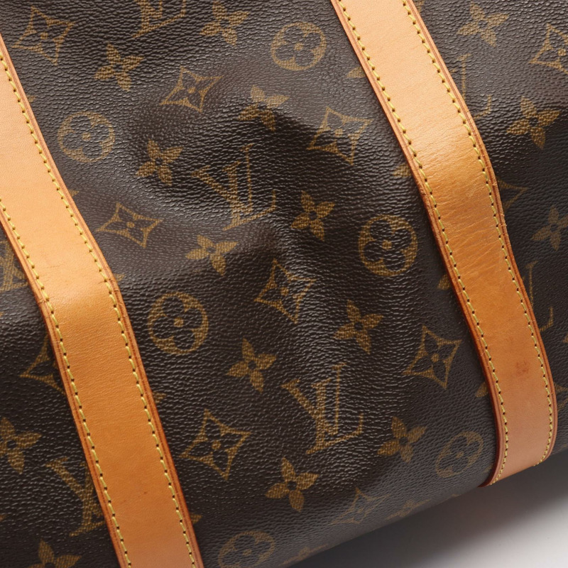 路易威登 Keepall Bandouriere 55 手提包 M41414 Monogram 棕色皮革 二手-7