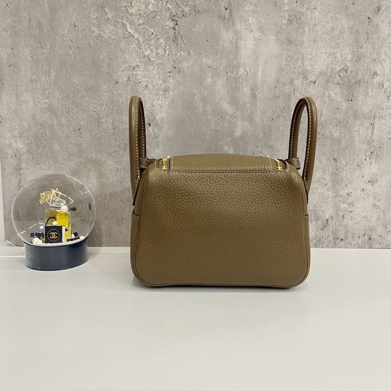 Hermes Mini Lindy二代 大象灰 金釦 W刻TC皮-2