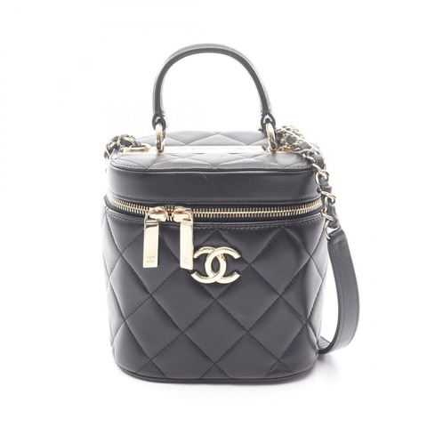 香奈兒 (CHANEL) Trendy CC 手提單肩包，羊皮材質，黑色，二手，女士款，金色五金配件