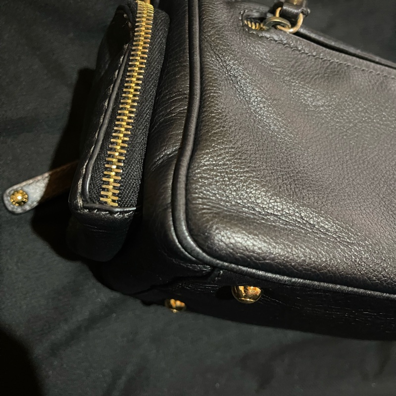 Tod’s金釦牛皮單肩包-12