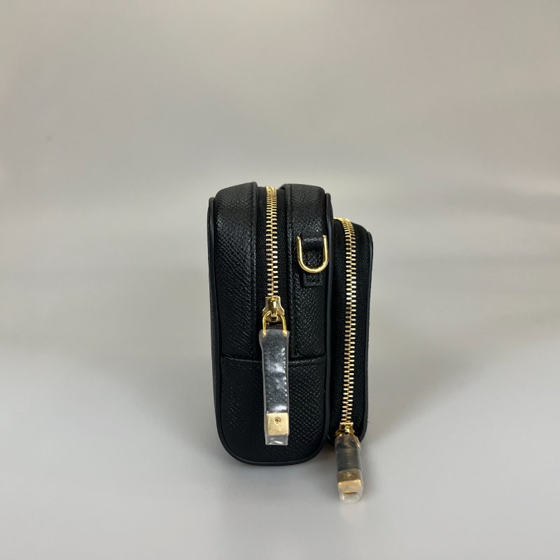DIOR 黑金雙拉鍊相機包-2